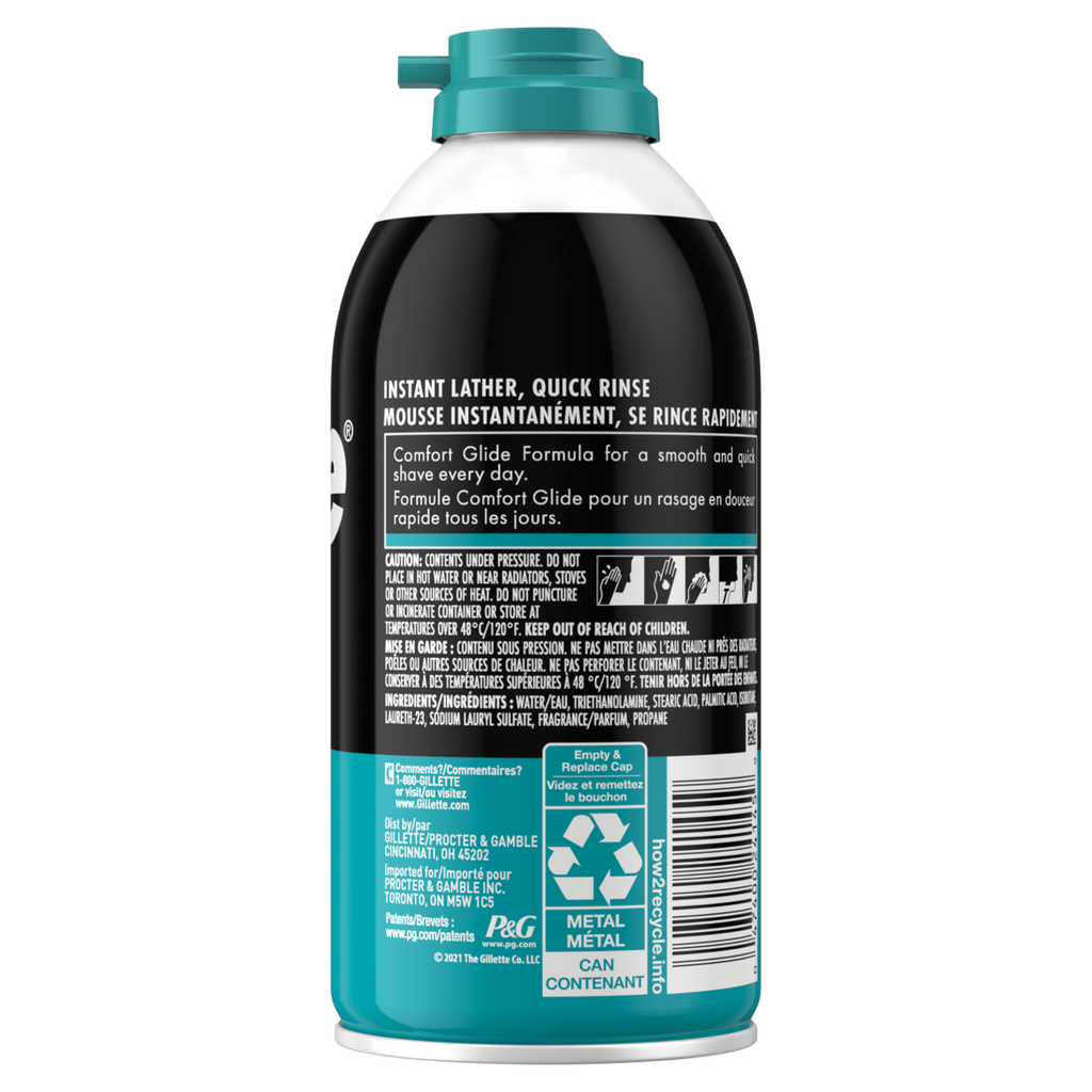 Gillette Foamy Sensitive Shave Foam For Men Sensitive Skin - 11oz/12pk