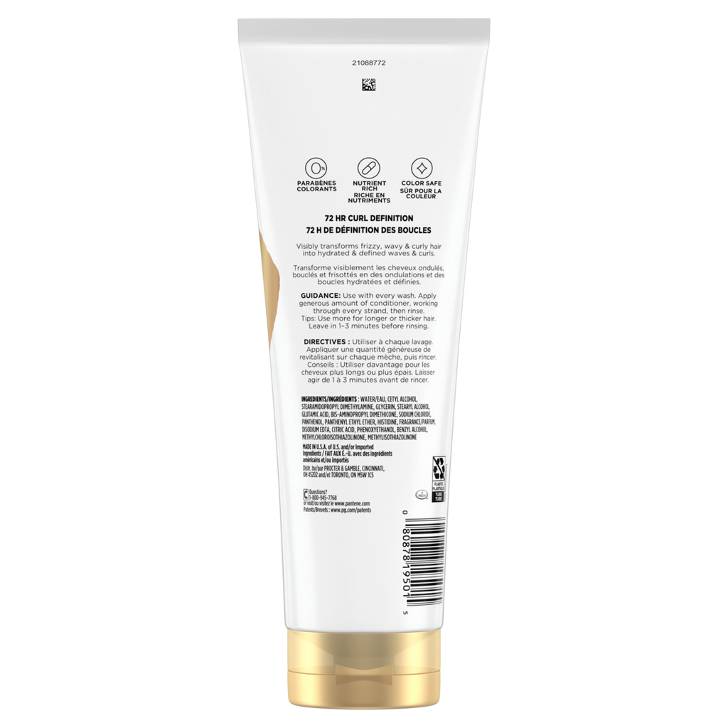Pantene Curl Perfection 72 HR Curl Definition Conditioner - 10.4oz/12pk
