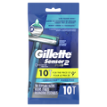 Gillette Sensor2 Plus Men's Disposable Razors - 10ct/12pk