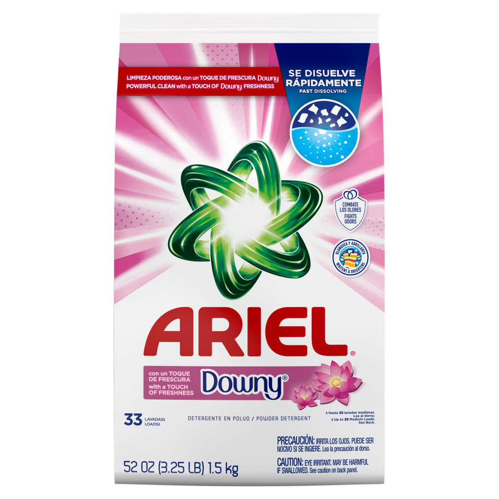 Ariel With A Touch Of Downy Freshness Powder Laundry Detergent 1.5kg 33 Loads - 52oz/6pk