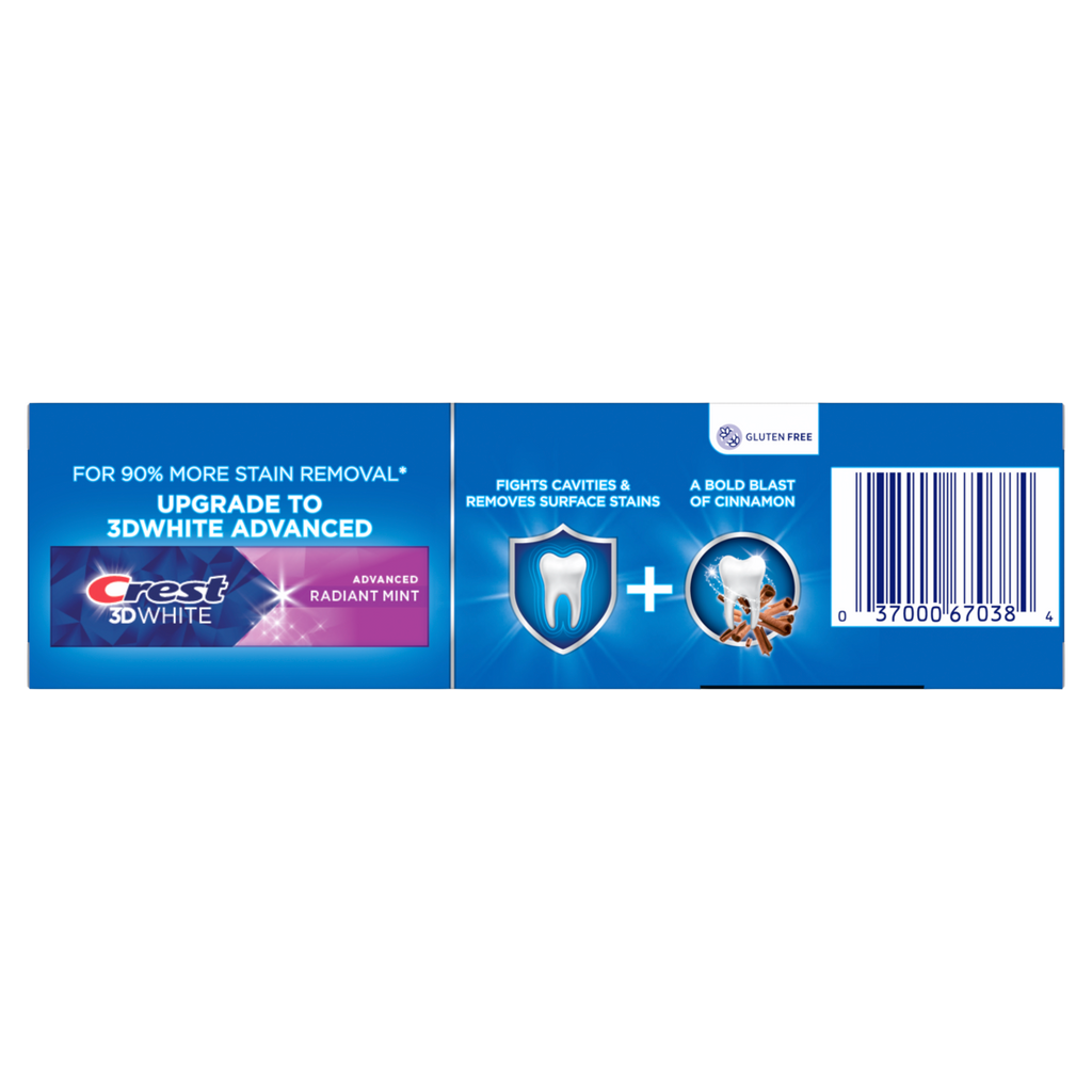 Crest Whitening Plus Cinnamon Expressions Toothpaste - 5.4oz/24pk