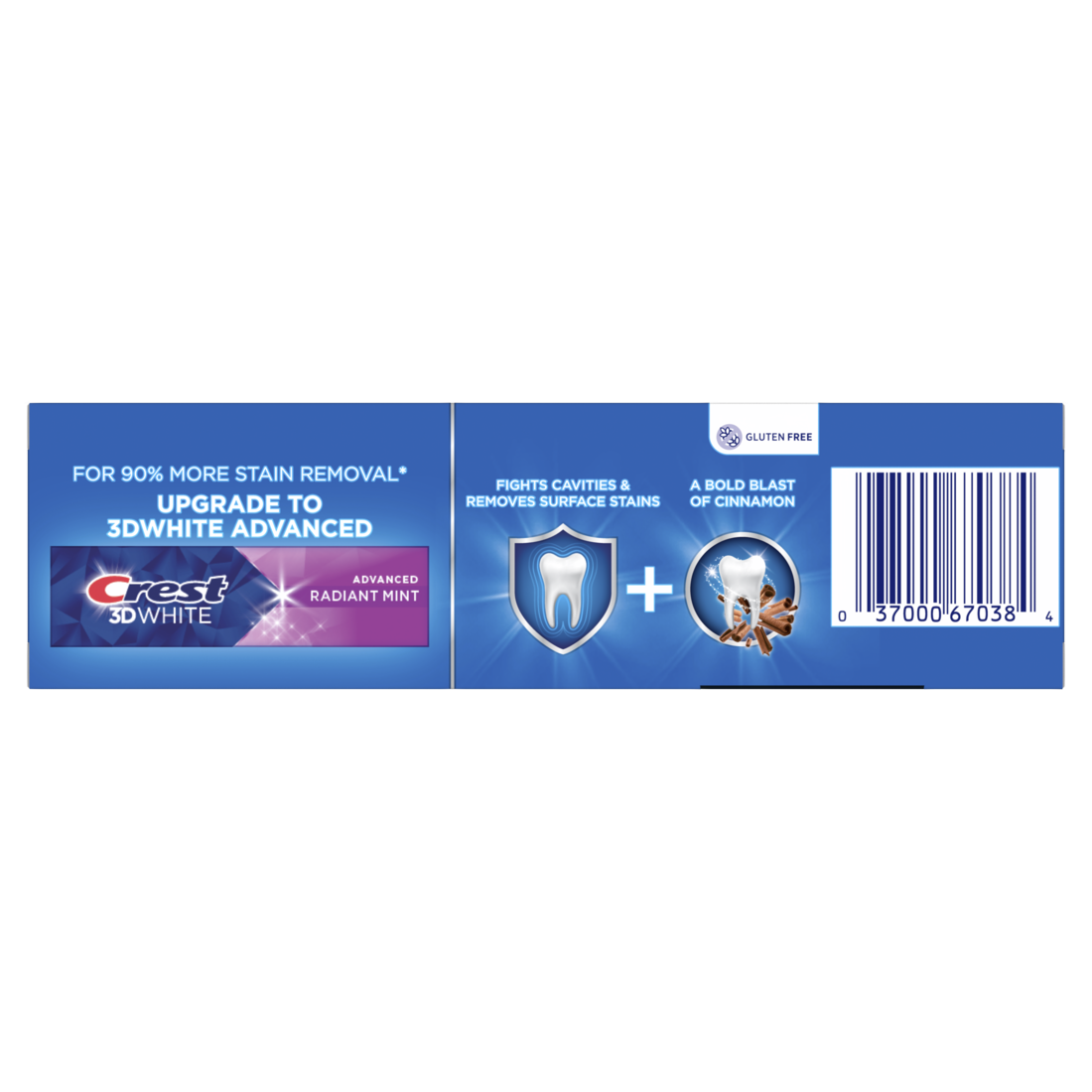 Crest Whitening Plus Cinnamon Expressions Toothpaste - 5.4oz/24pk