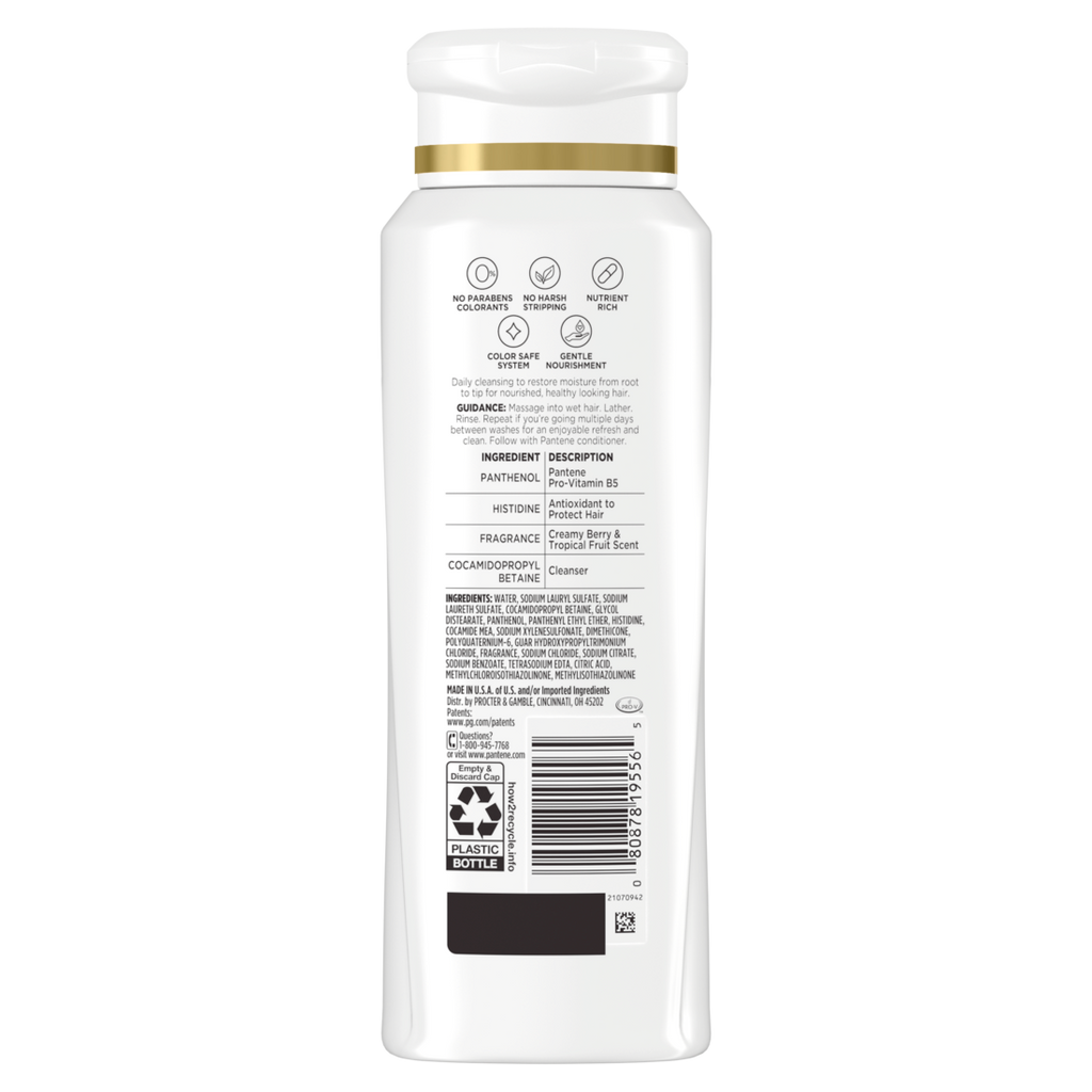 Pantene Daily Moisture Renewal 72 HR Lush Moisture Shampoo - 12oz/6pk