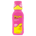 Pepto Bismol Liquid Upset Stomach Relief Nausea Relief Heartburn Relief Indigestion Relief Anti Diarrhea Medication For Adults - 5 Symptom Fast Relief - 8oz/12pk