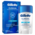 Gillette Clinical Protection Clear Gel Antiperspirant And Deodorant For Men Cool Wave Scent - 1.6oz/12pk