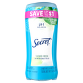 Secret Invisible Solid Antiperspirant And Deodorant Shower Fresh Twin Pack - (2x2.6)oz/6pk