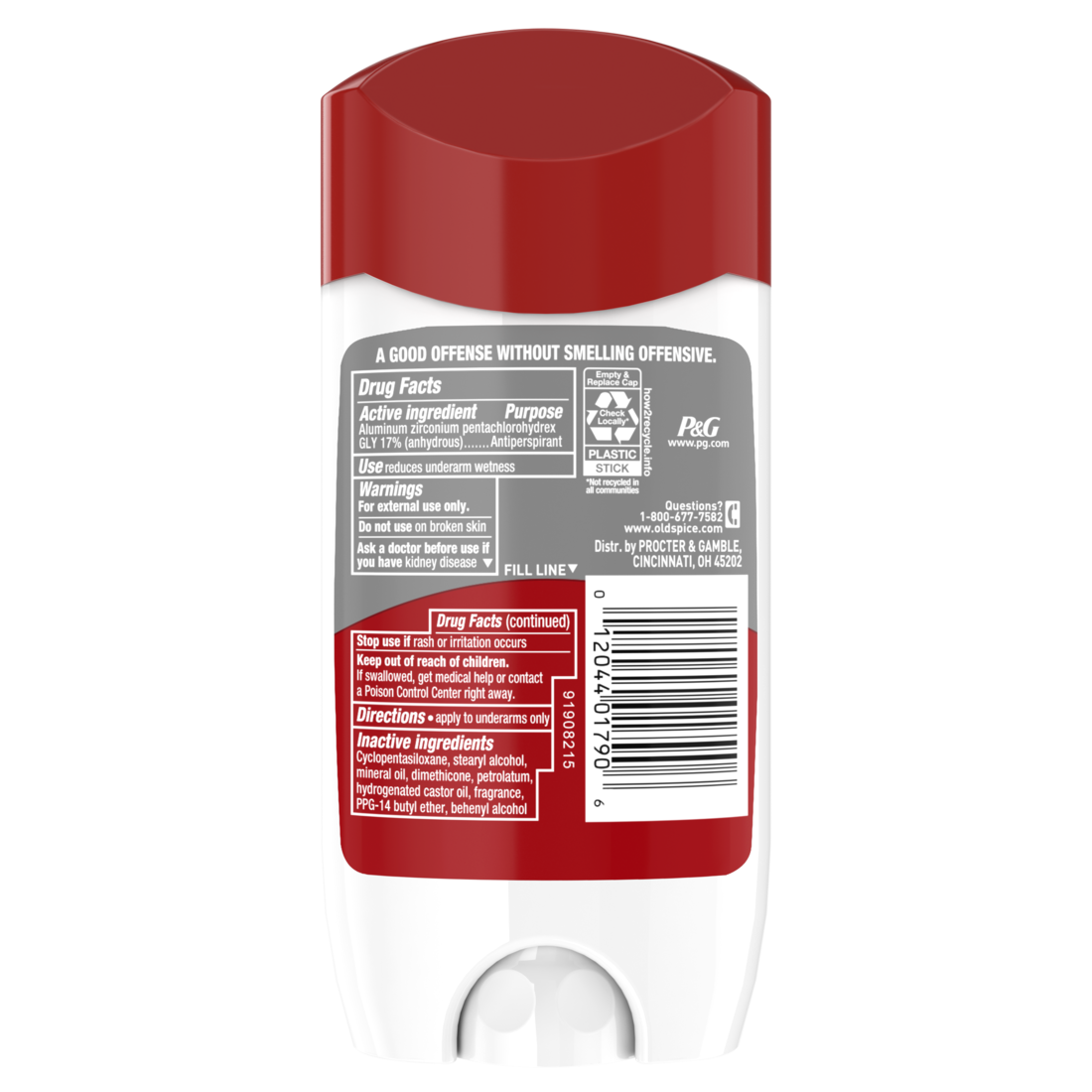 Old Spice High Endurance Anti-Perspirant Deodorant For Men Playmaker - 3.0oz/12pk