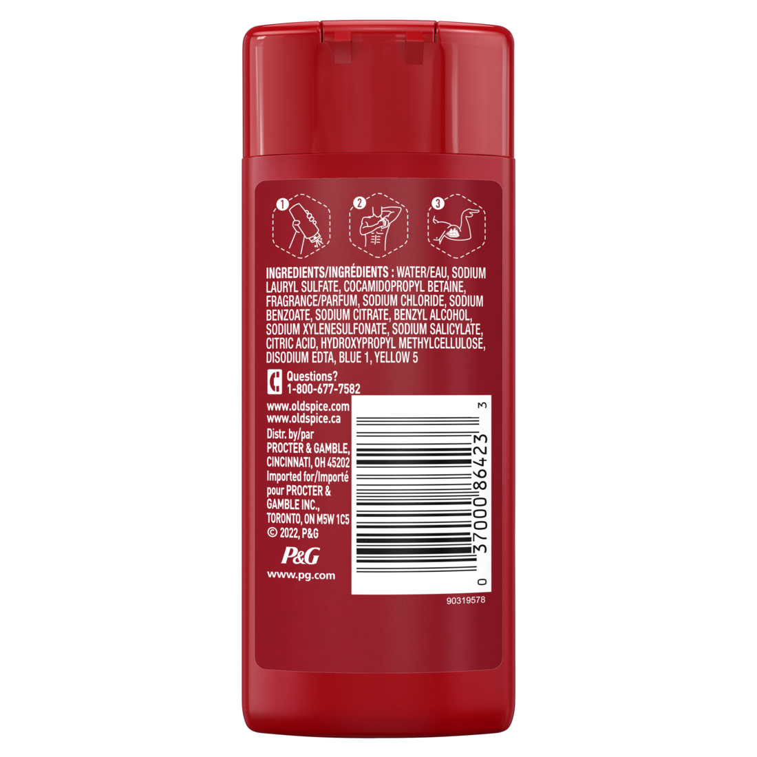 Old Spice Men's Body Wash Swagger Scent Of Confidence Travel Size - 3oz/24pk