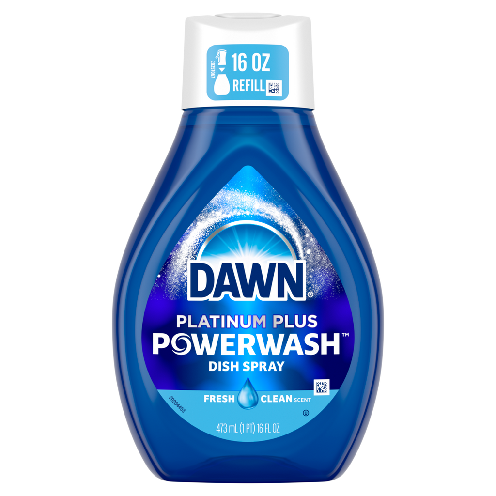 Dawn Powerwash Spray Dish Soap Dishwashing Liquid Fresh 1 Refill - 16oz/6pk