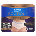 Always Discreet Boutique Rosy Reimagined Adult Diapers For Women Maximum Incontinence Underwear XL/XXL - 16ct/2pk