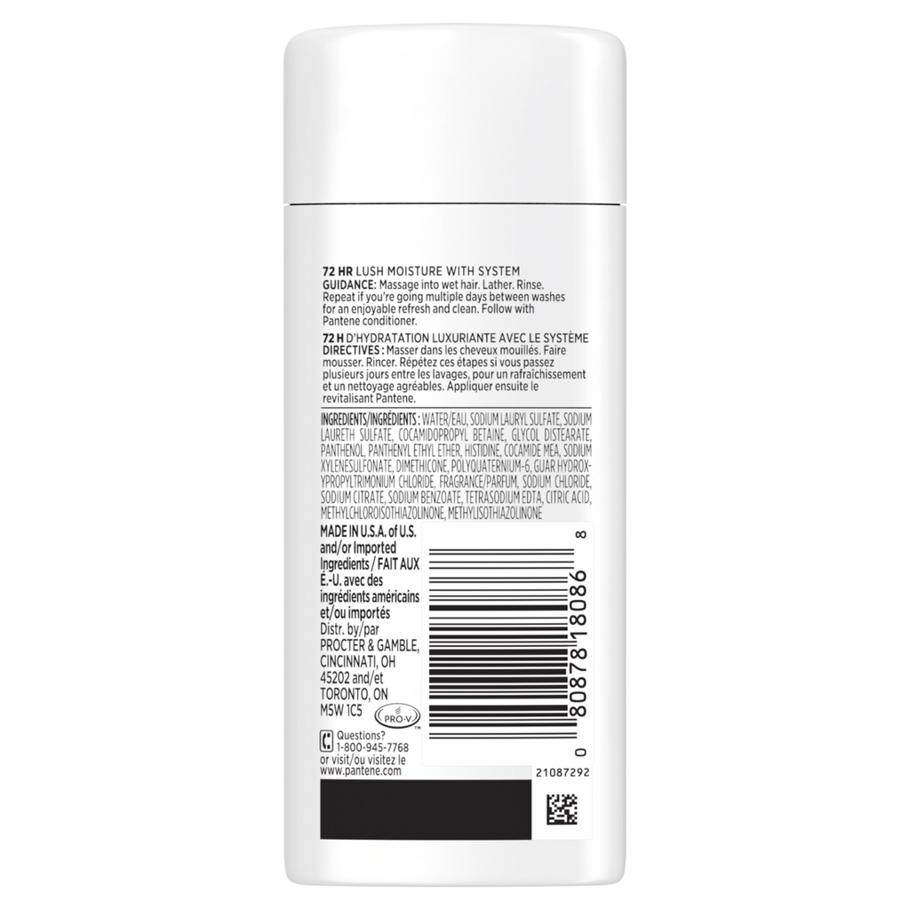 Pantene Daily Moisture Renewal 72 Hr Lush Moisture Shampoo - 3.38oz/24pk
