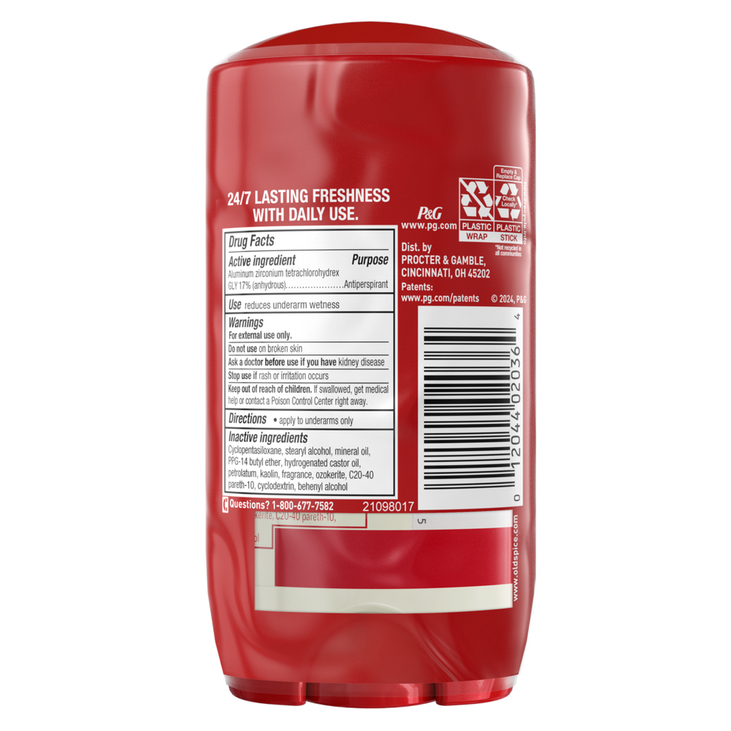 Old Spice Men's Antiperspirant And Deodorant Fiji With Palm Tree 24/7 Sweat Protection Twin Pack - (2x2.6)oz/6pk