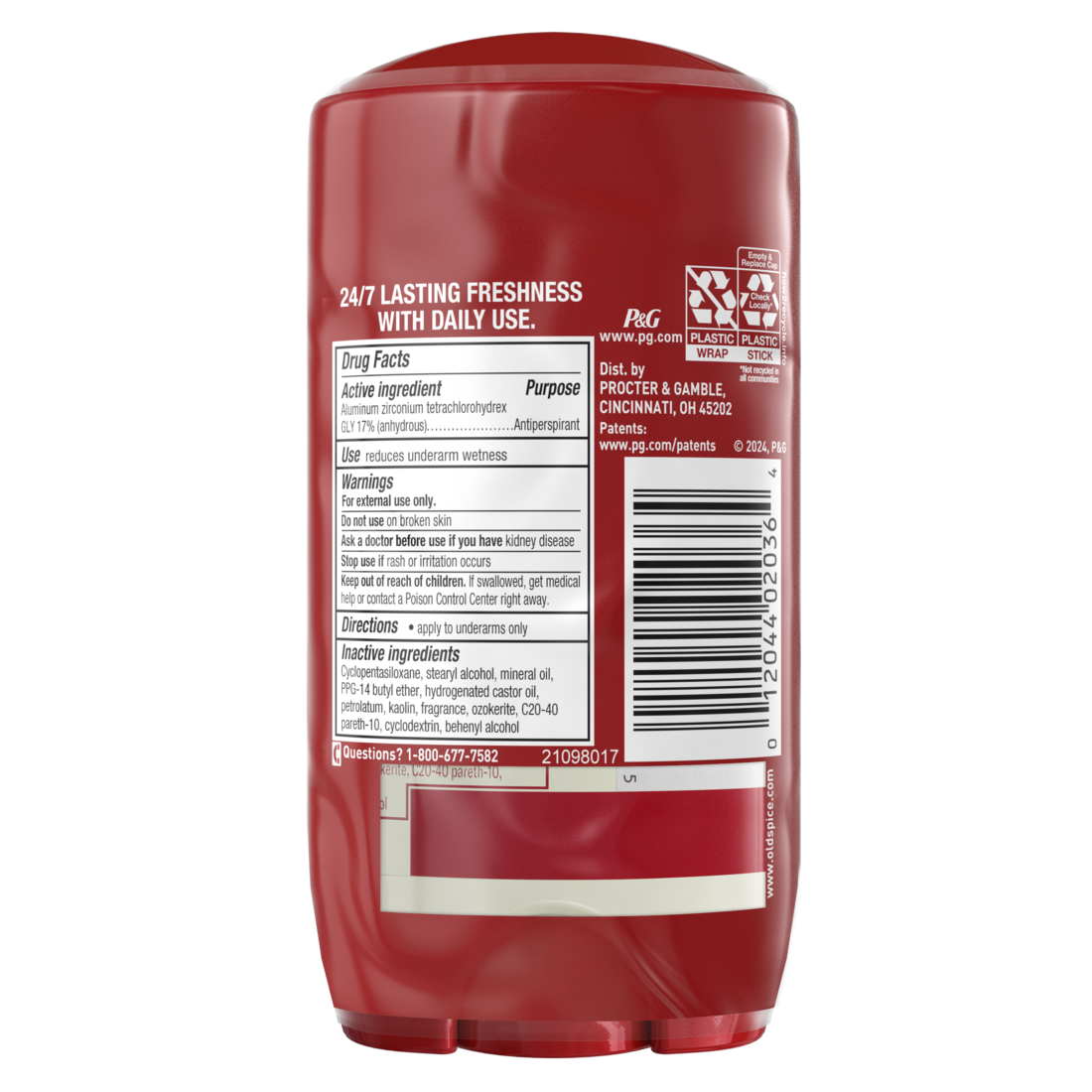 Old Spice Men's Antiperspirant And Deodorant Fiji With Palm Tree 24/7 Sweat Protection Twin Pack - (2x2.6)oz/6pk