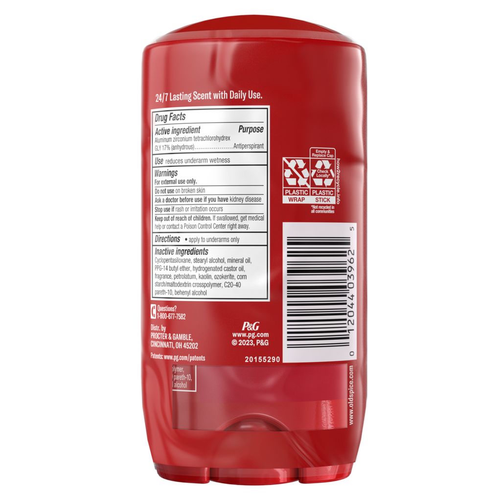 Old Spice Antiperspirant And Deodorant For Men Invisible Solid Swagger Scent Twin Pack - (2x2.6)oz/6pk