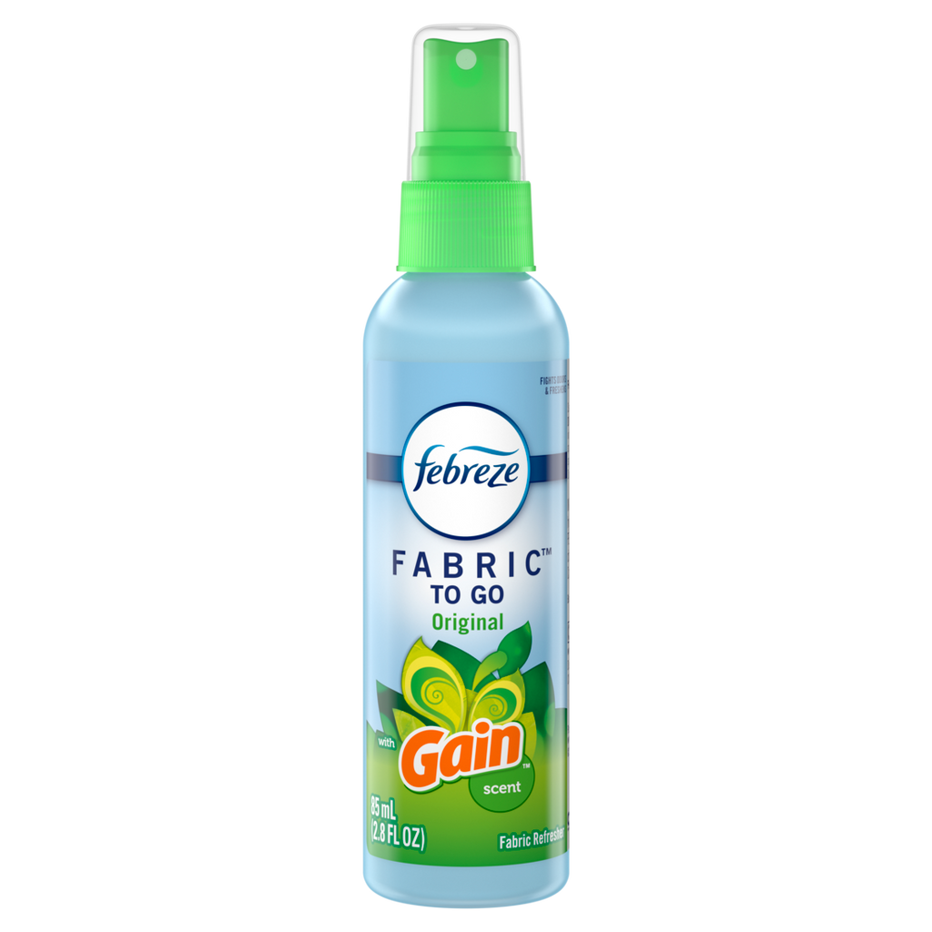Febreze Odor-Fighting Fabric Refresher To-Go Gain Original Scent Spray - 2.8oz/12pk