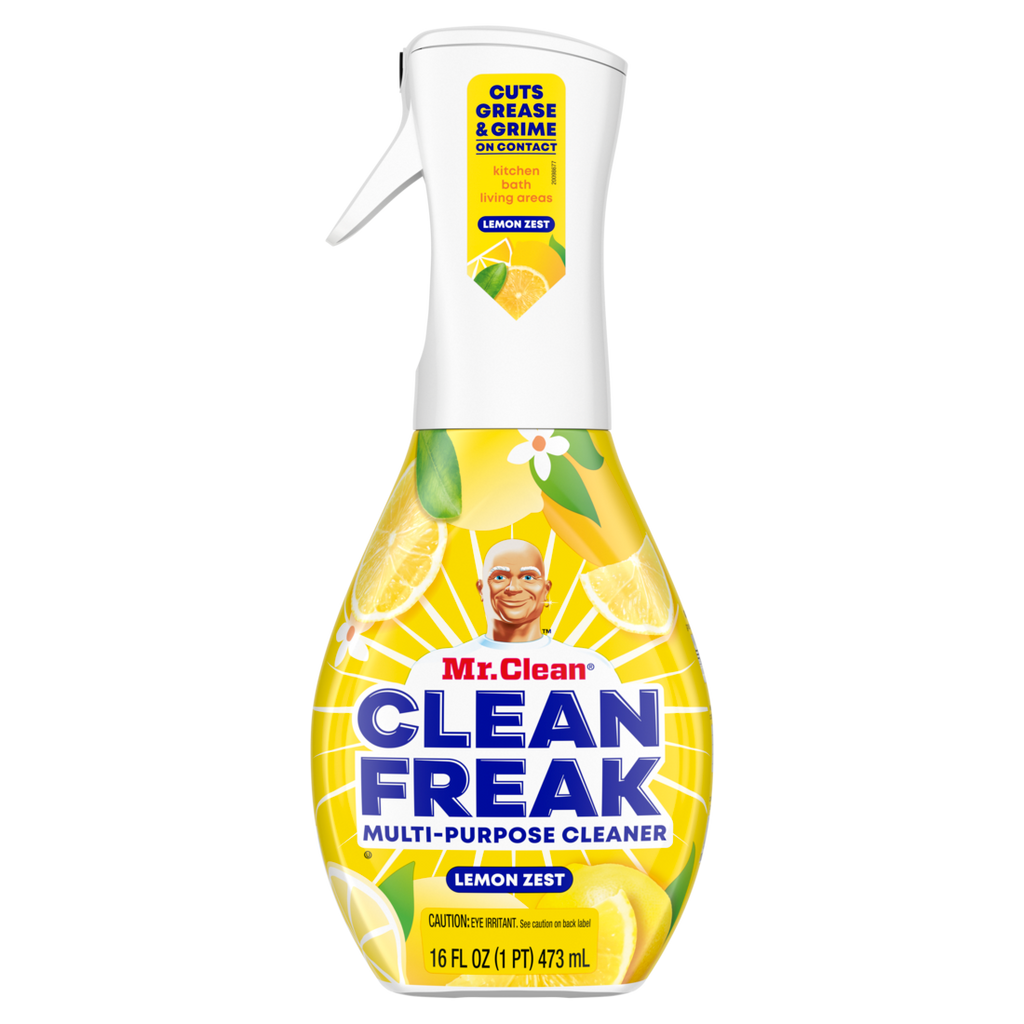 Mr. Clean Clean Freak All Purpose Cleaner Spray Multi-Surface Cleaning Lemon Zest Scent - 16oz/6pk