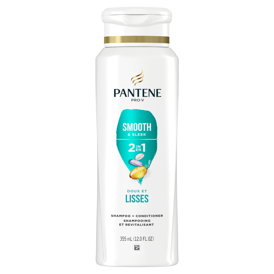 Pantene Smooth & Sleek 2-in-1 Shampoo & Conditioner - 12oz/6pk