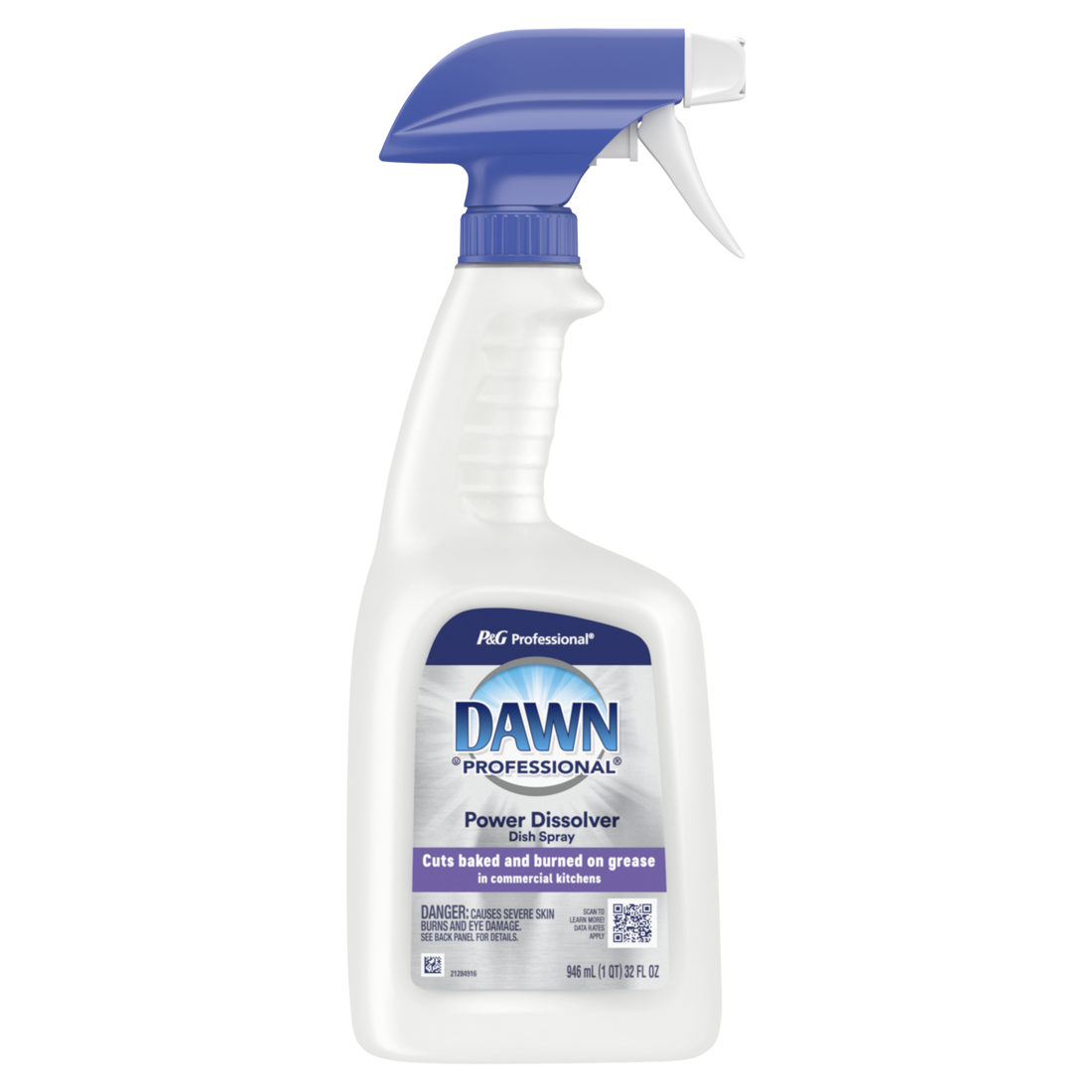 Dawn Professional Liquid Ready-To-Use Grease Fighting Power Dissolver Degreaser Spray Trigger On - 32oz/6pk