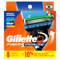 Gillette Fusion5 Proglide Razor Refills For Men Razor Cartridges For Flexball Razor Handle 5-Blade Razor Blades Precision Trimmer For Men - 8ct/6pk