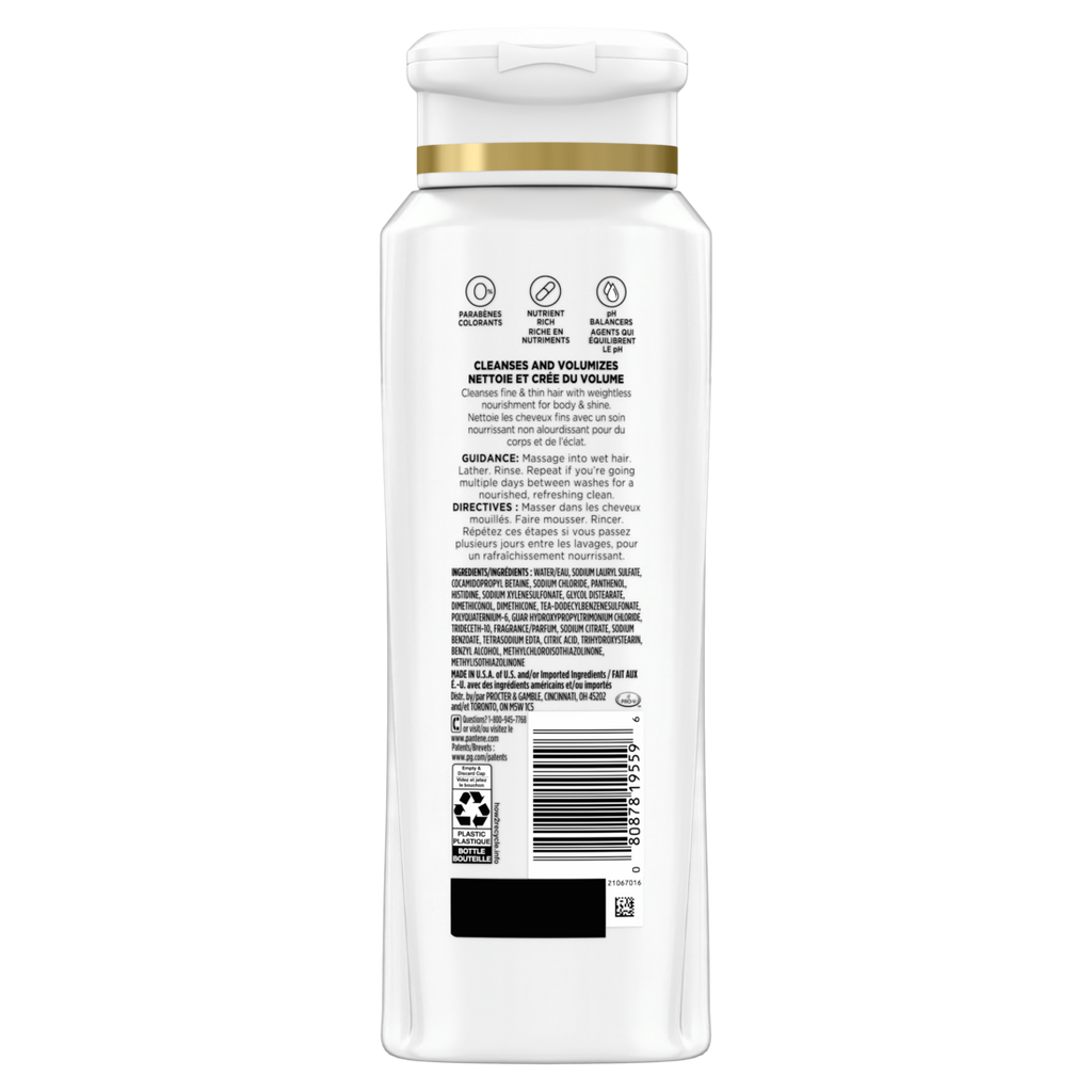 Pantene Sheer Volume 2-in-1 Shampoo & Conditioner - 12oz/6pk