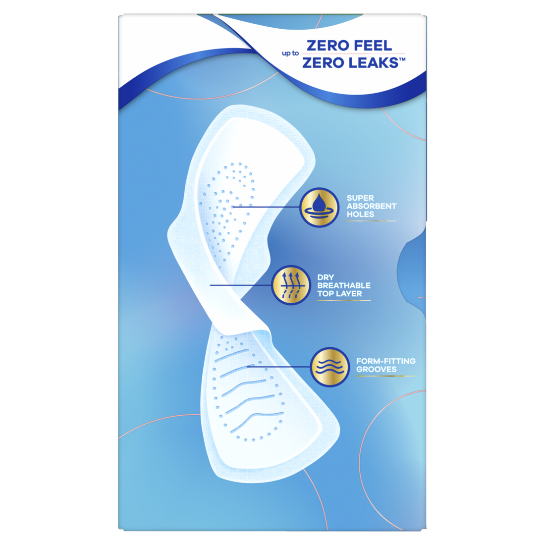 Always Infinity With Flexfoam Pads For Women Size 2 Heavy Absorbency With Wings Unscented - 32ct/6pk
