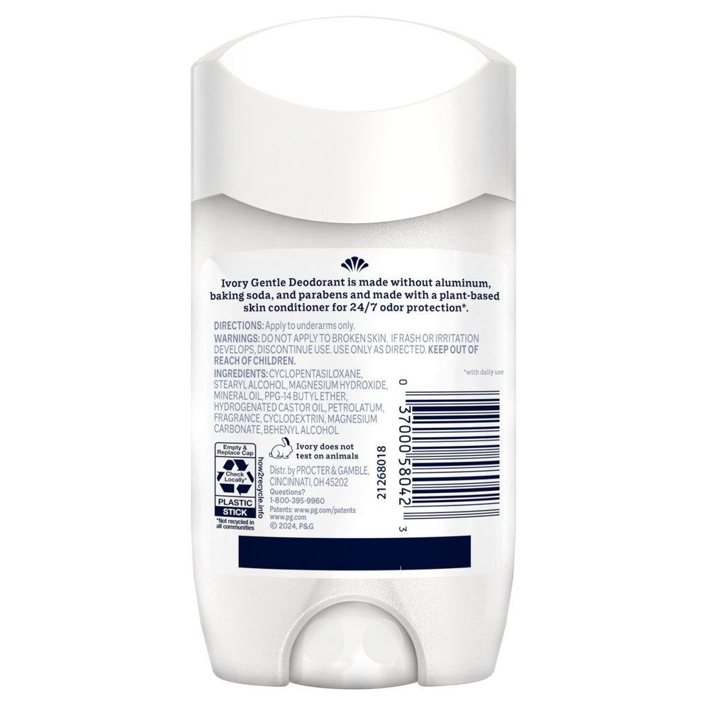 Ivory Gentle Deodorant Notes Of Lavender - 2.4oz/12pk