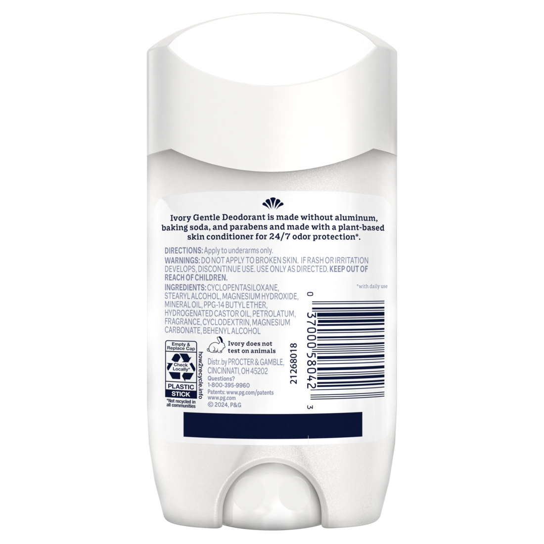 Ivory Gentle Deodorant Notes Of Lavender - 2.4oz/12pk