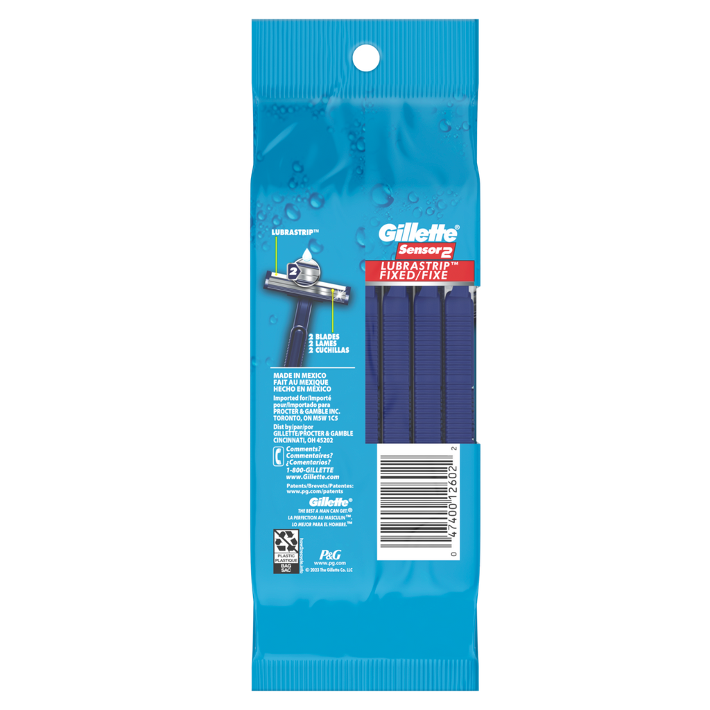 Gillette Sensor2 Men's Disposable Razors - 12ct/4pk