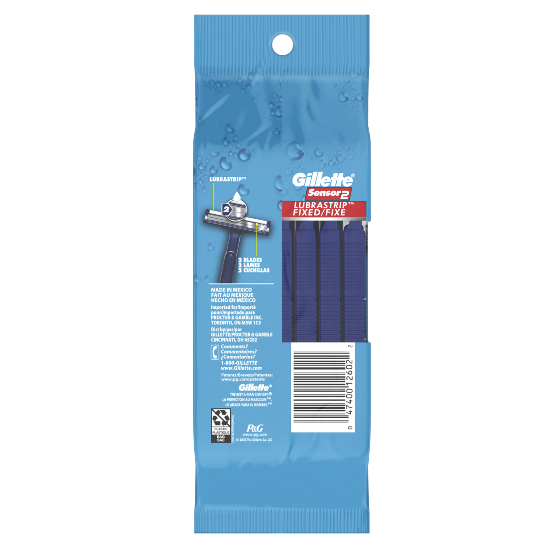 Gillette Sensor2 Men's Disposable Razors - 12ct/4pk