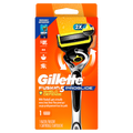 Gillette Fusion5 Proglide Shield Shaving Razor For Men 1 Razor Handle 1 Refill 2X Lubrication Flexball Handle And Precision Trimmer For Men - 1set/6pk