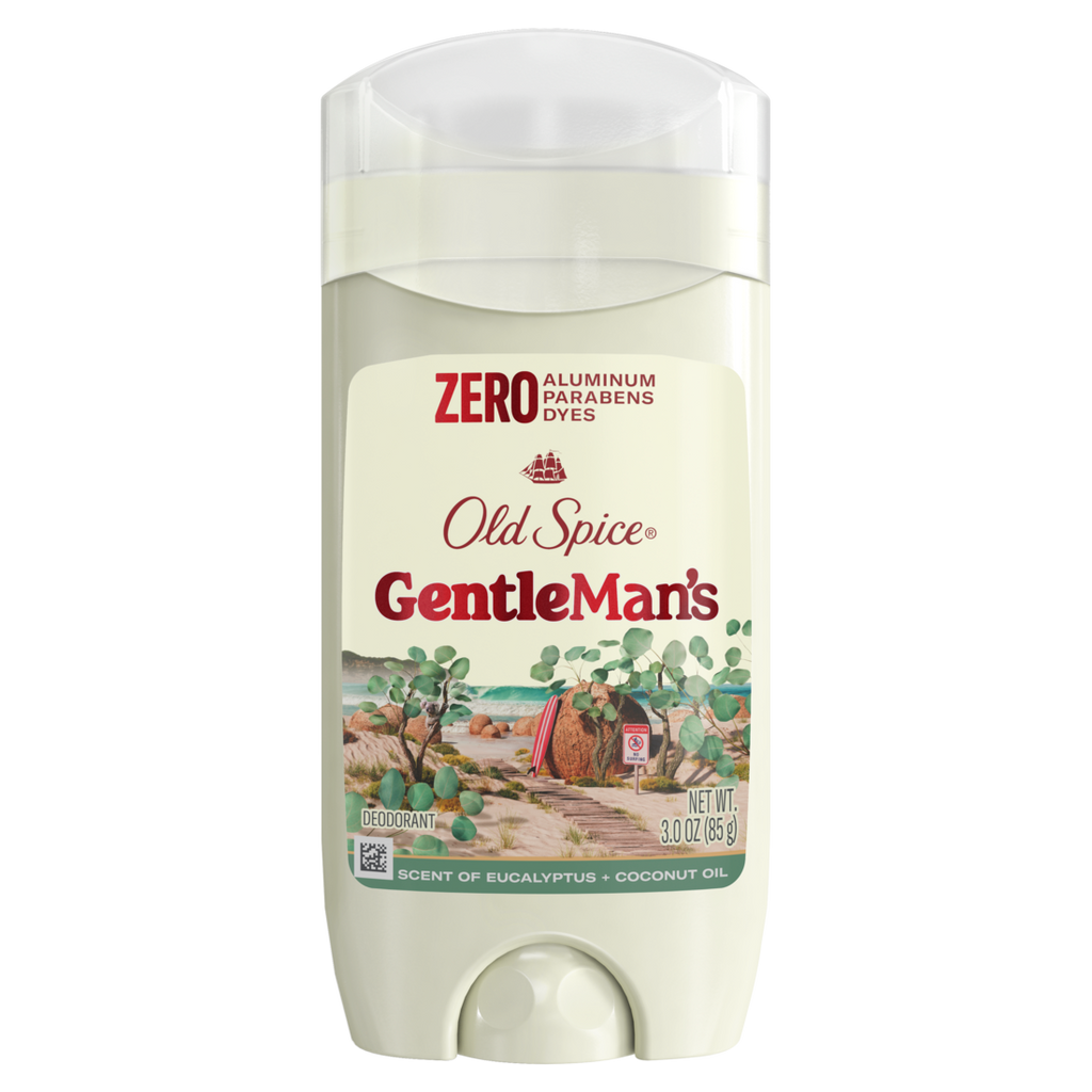 Old Spice Gentleman's Deodorant With Eucalyptus And Coconut Oil Aluminum Free 24/7 Freshness - 3oz/12pk