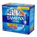Tampax Pearl Tampons Multipack With Leakguard Braid Super/Super Plus/Ultra Absorbency Unscented - 34ct/6pk