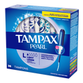 Tampax Pearl Tampons With Leakguard Braid Light Absorbency Unscented - 36ct/12pk