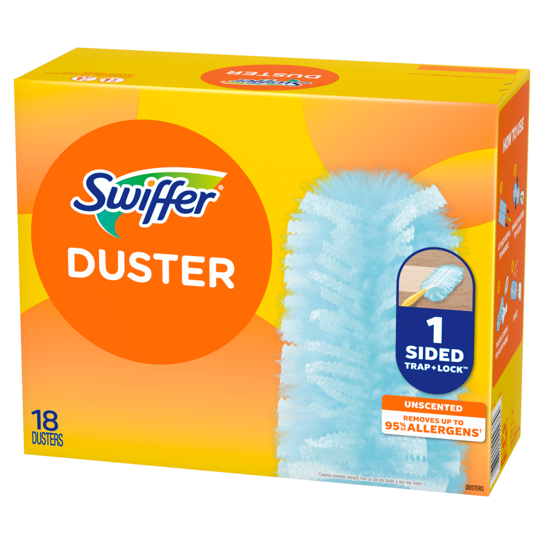 Swiffer Dusters Refill For Cleaning Feather & Microfiber Duster Alternative Unscented - 18ct/4pk