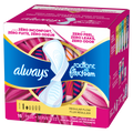 Always Radiant With Flexfoam Pads Size 1 Regular With Wings Light Clean Scent - 15ct/12pk