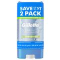 Gillette Clear Gel Antiperspirant And Deodorant For Men Power Rush Scent Twin Pack - (2x3.8)oz/6pk