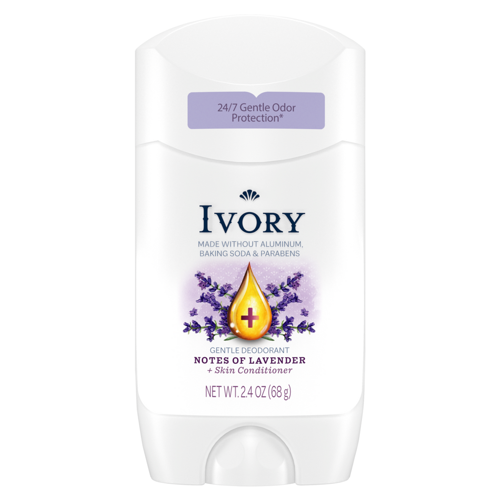 Ivory Gentle Deodorant Notes Of Lavender - 2.4oz/12pk