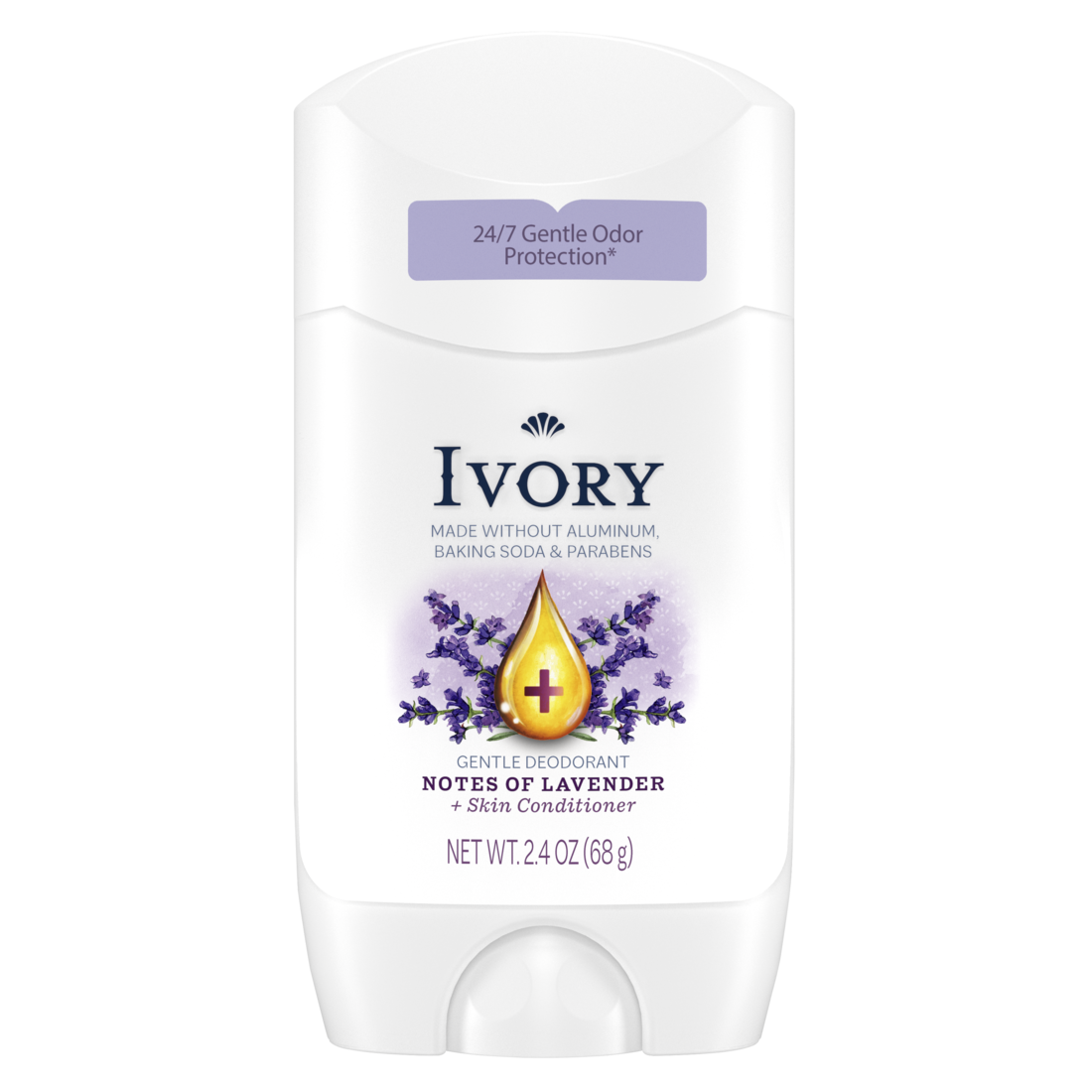 Ivory Gentle Deodorant Notes Of Lavender - 2.4oz/12pk