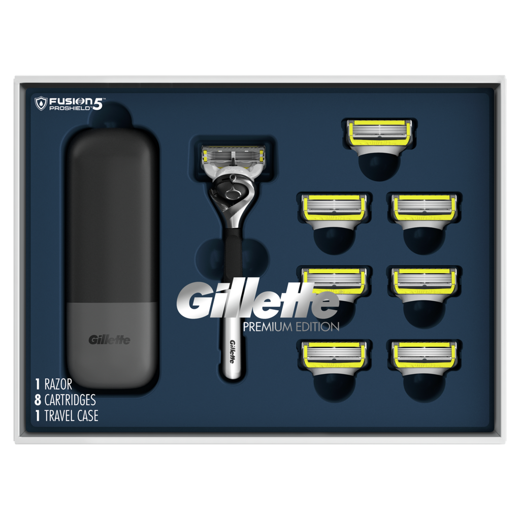 Gillette Fusion Proshield Shave Gift Set for Men - 1ct/6pk