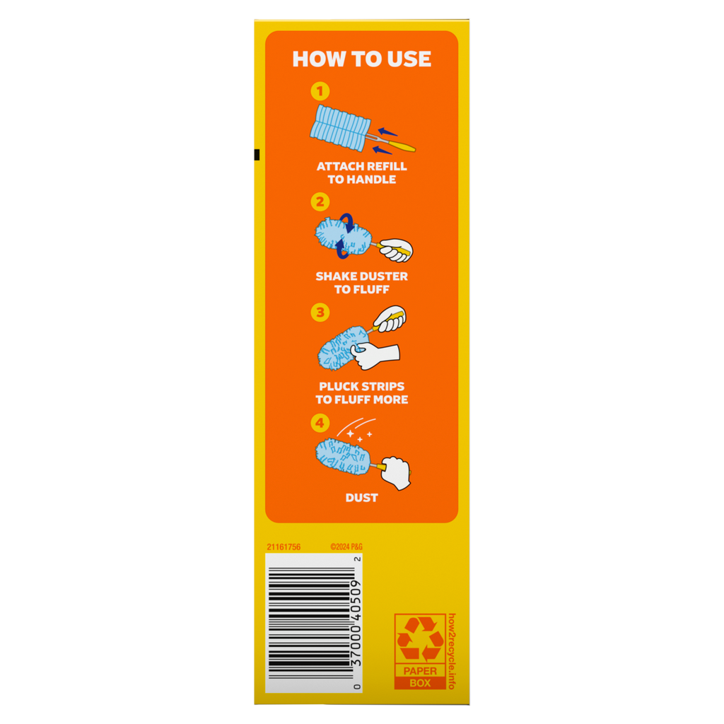 Swiffer Dusters Cleaning Kit Feather Duster Alternative Unscented Includes 1 Handle + 5 Refills - 1kit/6pk