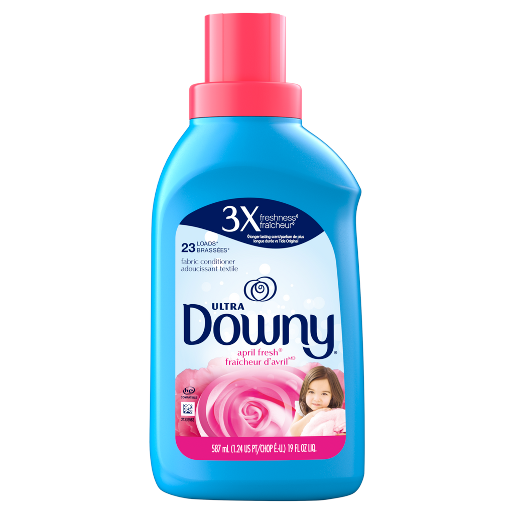 Downy Soft 2-in-1 Soft And Fresh Liquid Fabric Softener April Fresh 23 Loads Fabric Conditioner Liquid Provides Softness And Freshness For Fabrics - 19oz/6pk