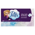 Puffs Ultra Soft Facial Tissues 1 Family Size Box 124 Facial Tissues Per Box - 124ct/24pk