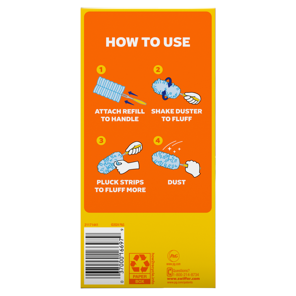 Swiffer Dusters Refill For Cleaning Feather & Microfiber Duster Alternative Lavender - 10ct/4pk