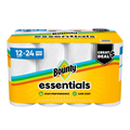 Bounty Paper Towels Essentials Select-A-Size 12 Double Rolls White 108 Sheets Per Roll - 12ct/1pk