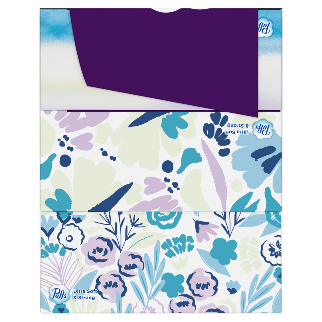 Puffs Ultra Soft Facial Tissues 6 Family Size Boxes 124 Facial Tissues Per Box - 744ct/4pk