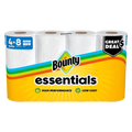 Bounty Paper Towels Essentials Select-A-Size 4 Double Rolls White 108 Sheets Per Roll - 4ct/6pk