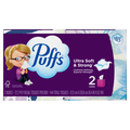 Puffs Ultra Soft Facial Tissues 2 Mega Cube Box 72 Facial Tissues Per Box - 144ct/12pk