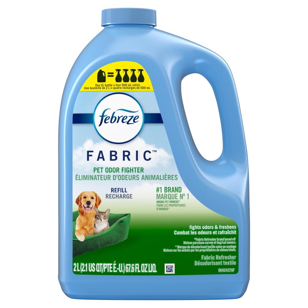 Febreze Fabric Odor-Fighting Refresher Pet Odor Fighter Refill - 67.6oz/2pk