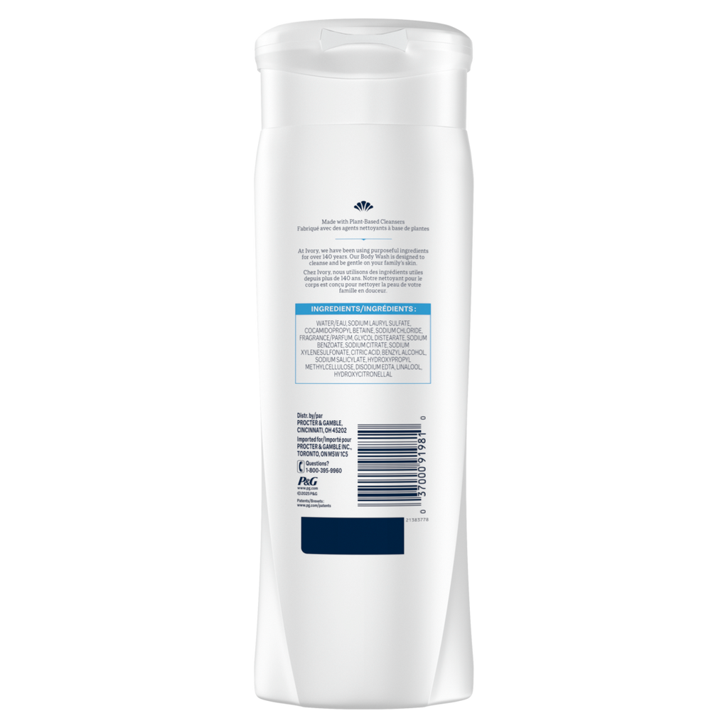 Ivory Gentle Body Wash Original Scent - 12oz/6pk