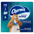 Charmin Wet Wipes Flushable 8 Packs 40 Wipes Per Pack - 320ct/1pk